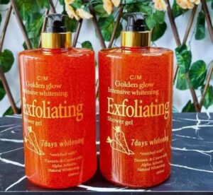 Golden glow exfoliating shower gel | Sterich