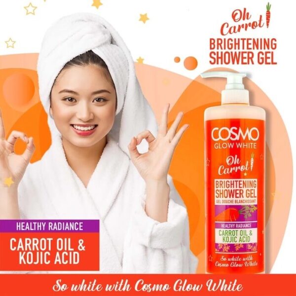 cosmo_glo_white_oh_carrot_brightening_shower_gel_1000ml-1 Cosmo Glow White Oh Carrot Brightening Shower Gel