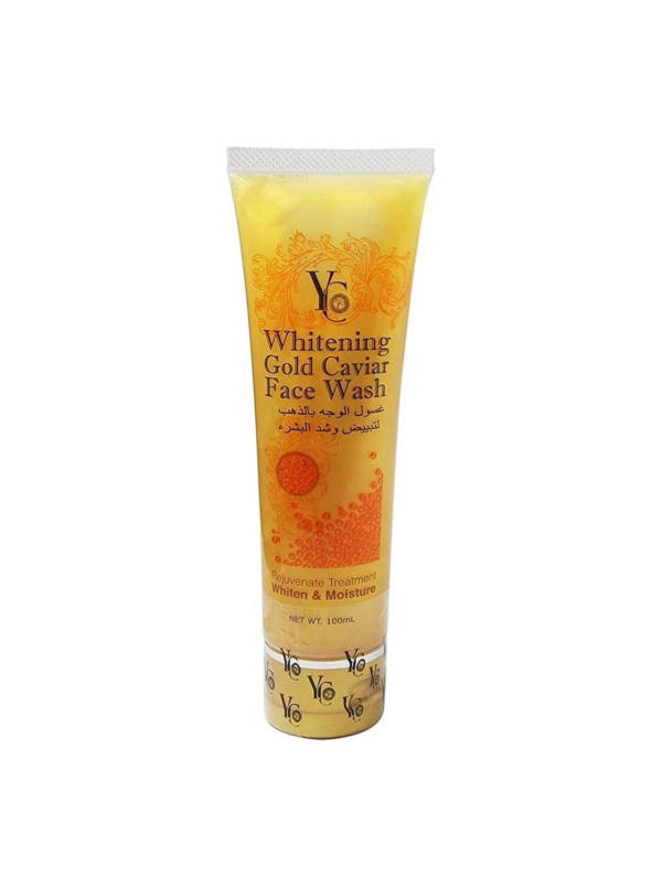 YC Whitening Gold Caviar Face Wash 100ml Brightening Cleanser