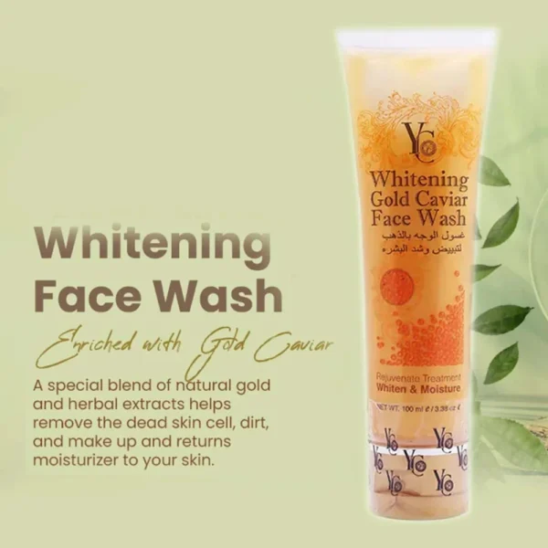 YC Whitening Gold Caviar Face Wash